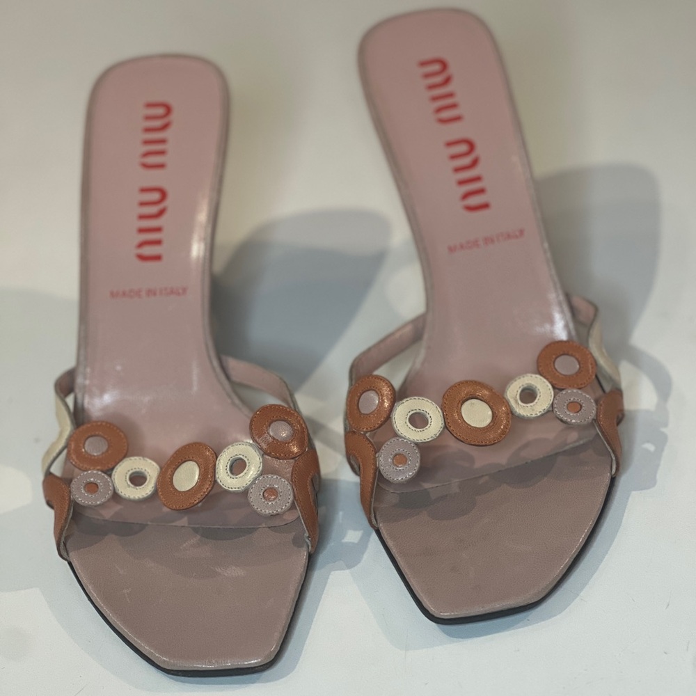 Miu Miu Baby Pink Kitten Heel | Made in Italy